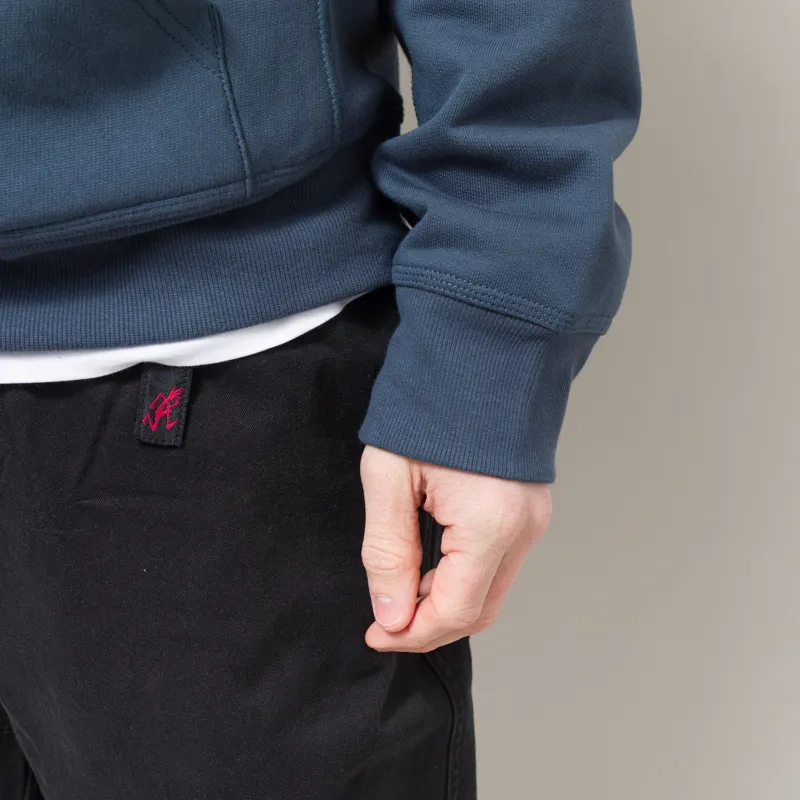 Carhartt WIP Hooded American Script Sweat Office Blue-9