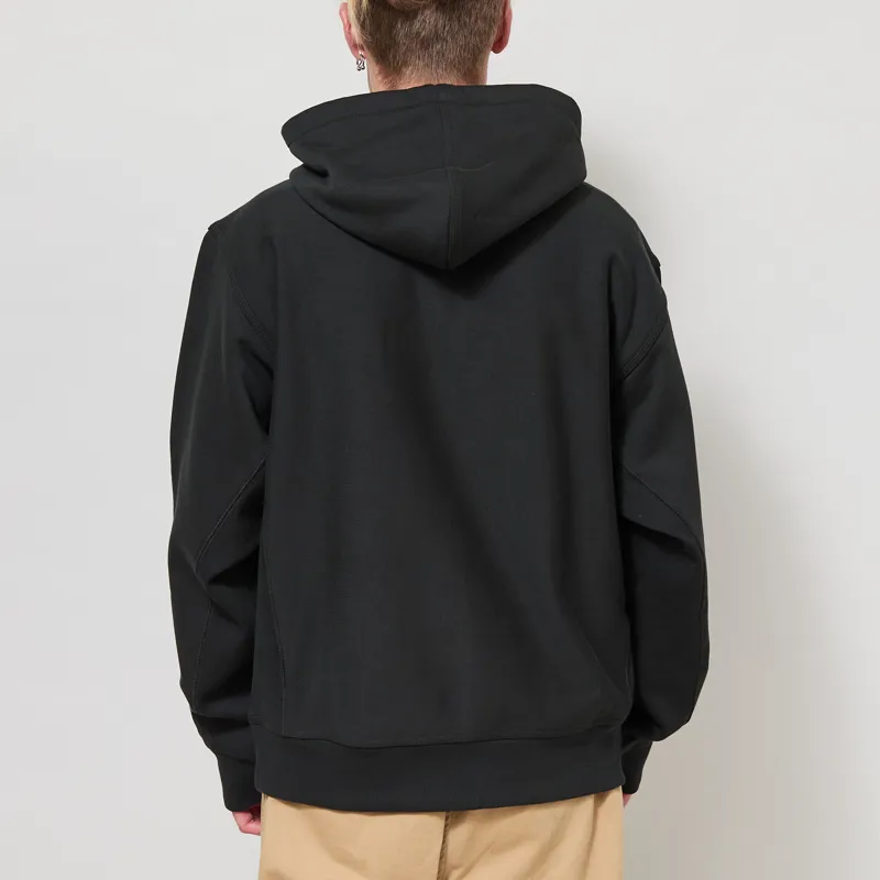 Carhartt WIP Hooded American Script Sweat Raven-2