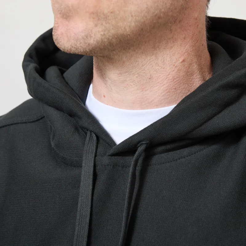 Carhartt WIP Hooded American Script Sweat Raven-3