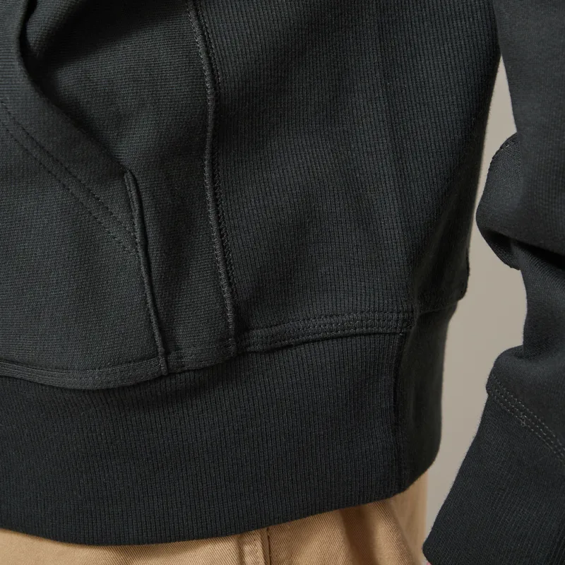 Carhartt WIP Hooded American Script Sweat Raven-8