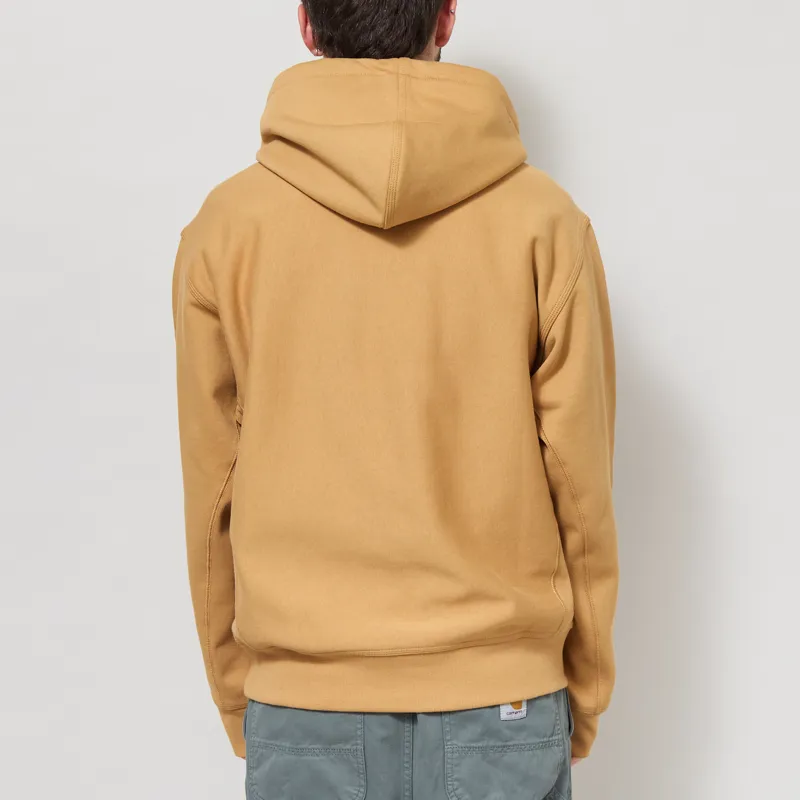Carhartt WIP Hooded American Script Sweat WIP Dusty H-2