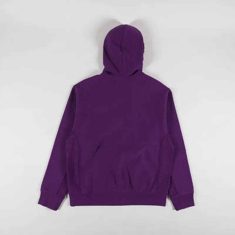 Carhartt WIP Hooded American Script Sweat Huckleberry-1