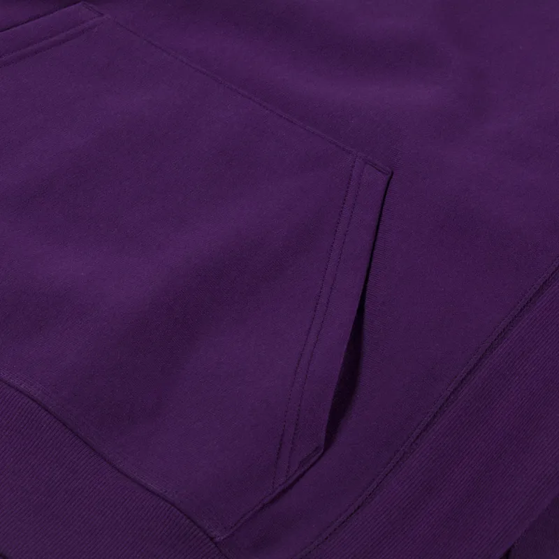 Carhartt WIP Hooded American Script Sweat Huckleberry-6