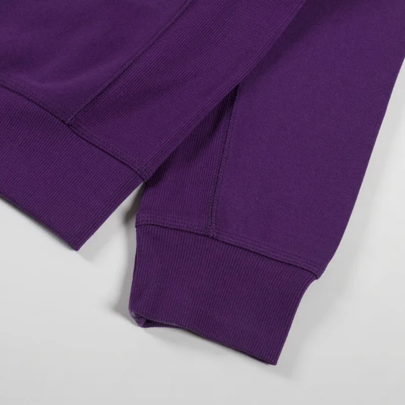 Carhartt WIP Hooded American Script Sweat Huckleberry-8