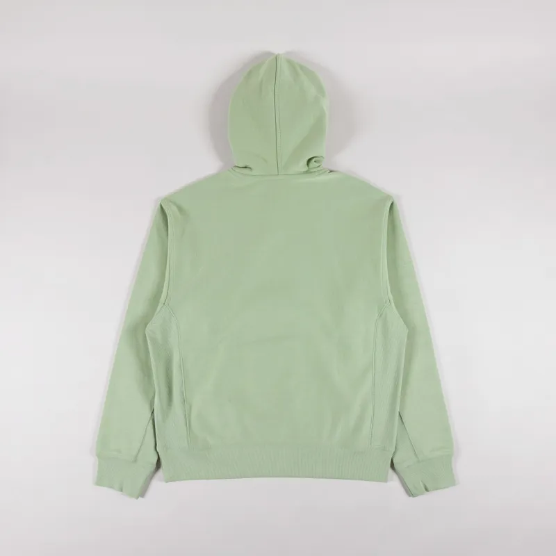 Carhartt WIP Hooded American Script Sweat Pale Olive-1