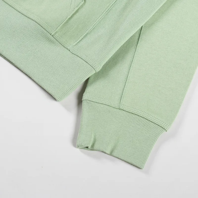 Carhartt WIP Hooded American Script Sweat Pale Olive-6