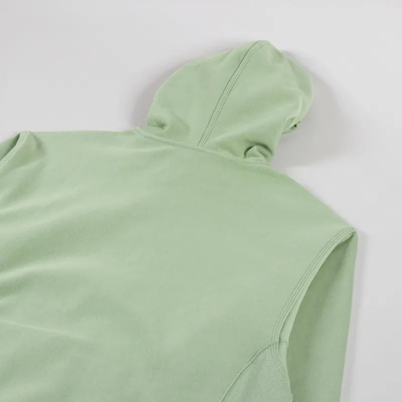 Carhartt WIP Hooded American Script Sweat Pale Olive-3