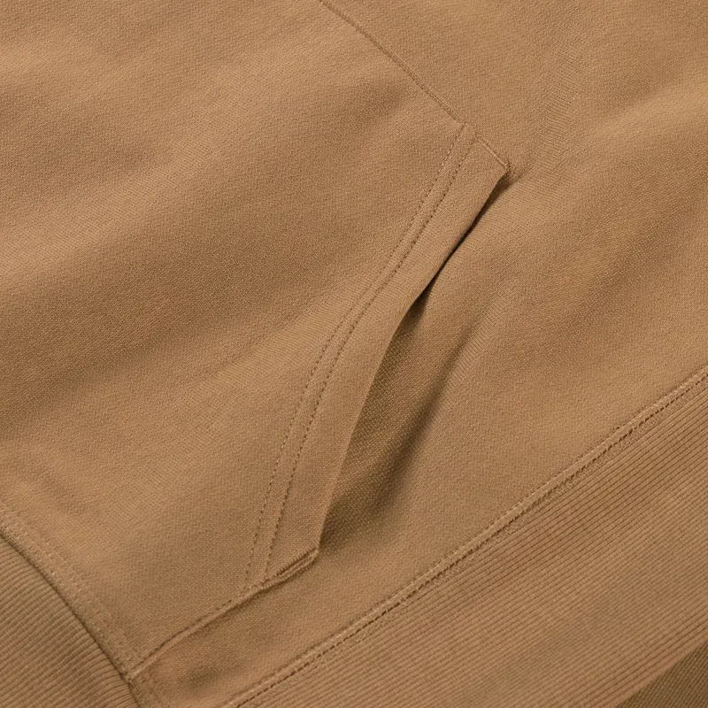 Carhartt WIP Hooded American Script Sweat Peanut-6