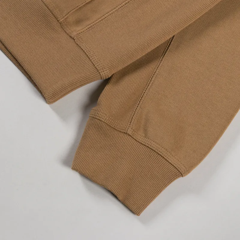 Carhartt WIP Hooded American Script Sweat Peanut-7