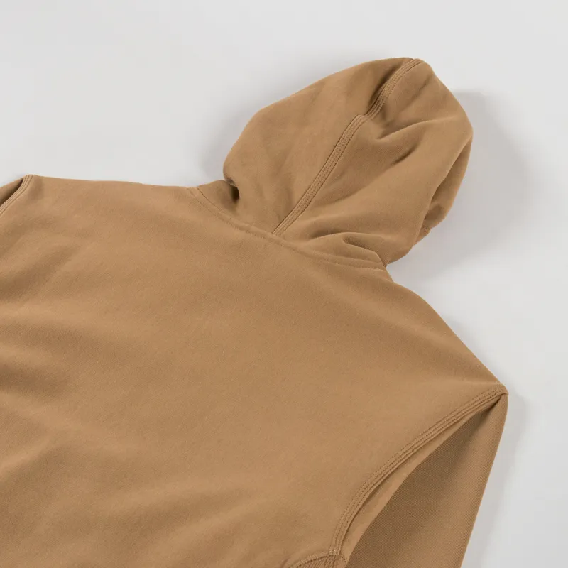 Carhartt WIP Hooded American Script Sweat Peanut-3