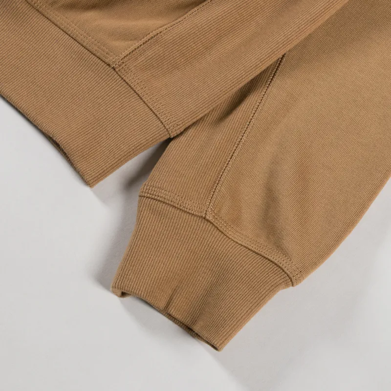 Carhartt WIP Hooded American Script Sweat Peanut-8