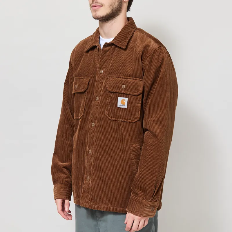 Carhartt WIP Whitsome Shirt Jac WIP H Brown-1