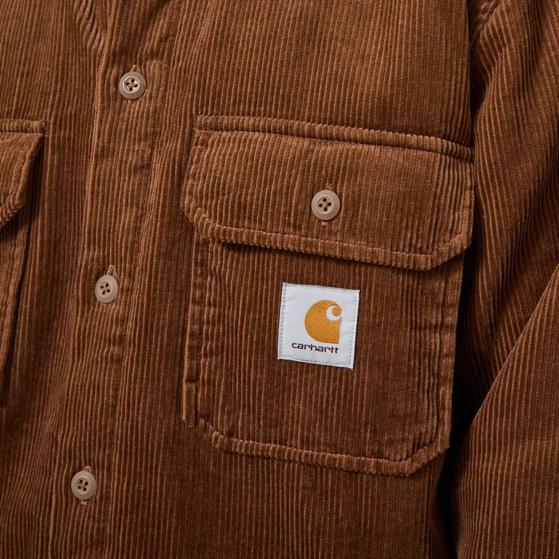 Carhartt WIP Whitsome Shirt Jac WIP H Brown-5