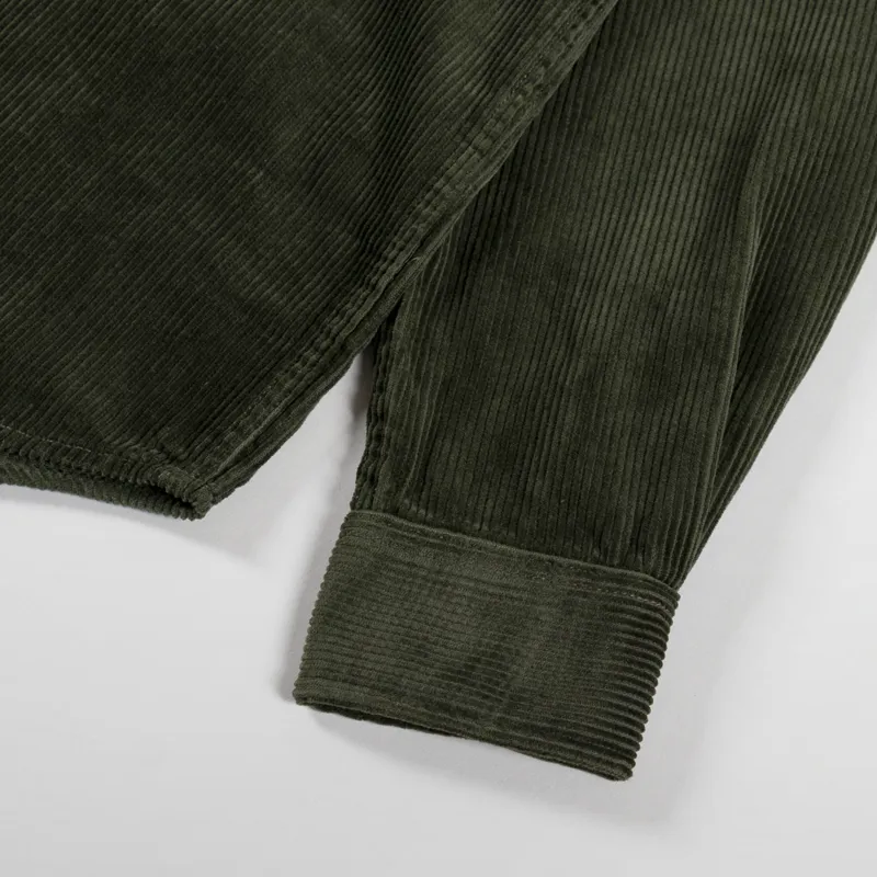 Carhartt WIP Long Sleeve Flint Shirt Office Green-5