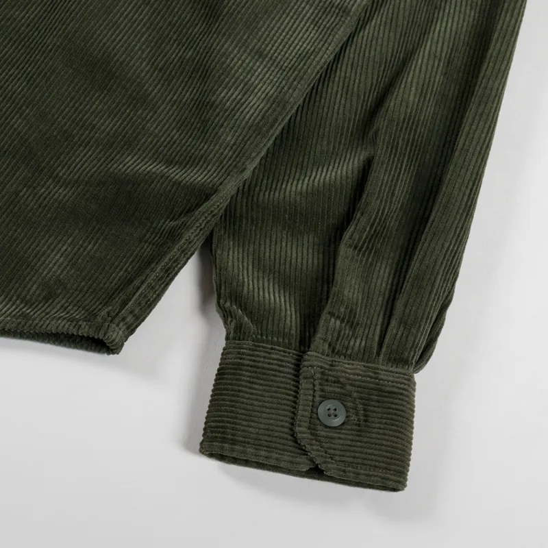 Carhartt WIP Long Sleeve Flint Shirt Office Green-4