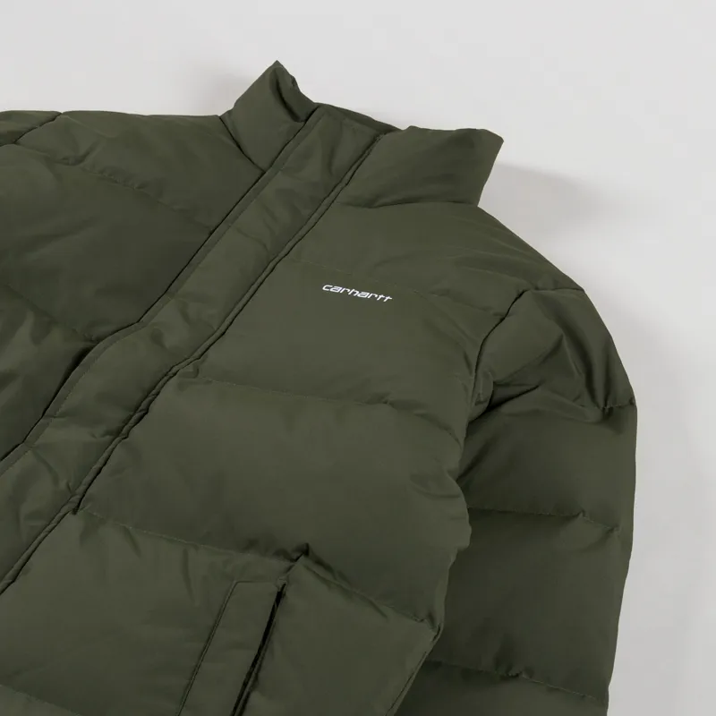 Carhartt WIP Danville Down Jacket Office Green White-3