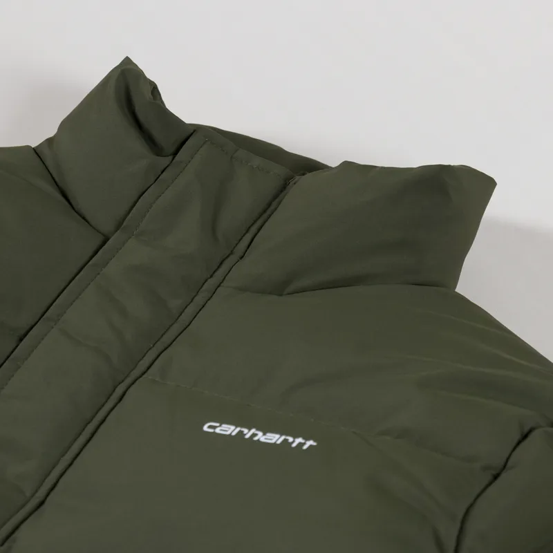 Carhartt WIP Danville Down Jacket Office Green White-6