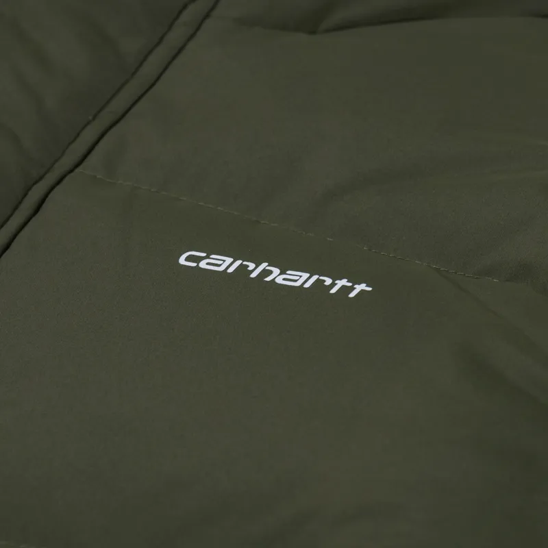 Carhartt WIP Danville Down Jacket Office Green White-7