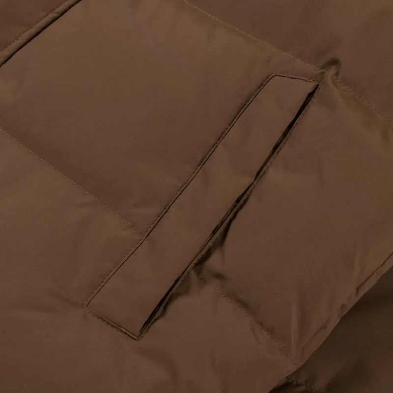 Carhartt WIP Danville Down Jacket Chocolate White-10