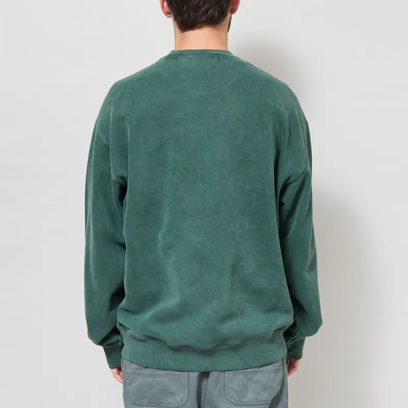 Carhartt WIP Vista Sweatshirt Dark Scarab Garment Dyed-2