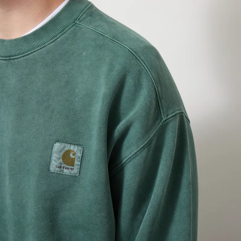 Carhartt WIP Vista Sweatshirt Dark Scarab Garment Dyed-4