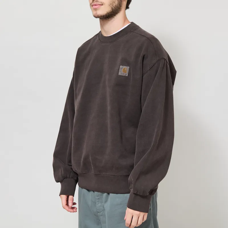 Carhartt WIP Vista Sweatshirt Tobacco Garment Dyed-1