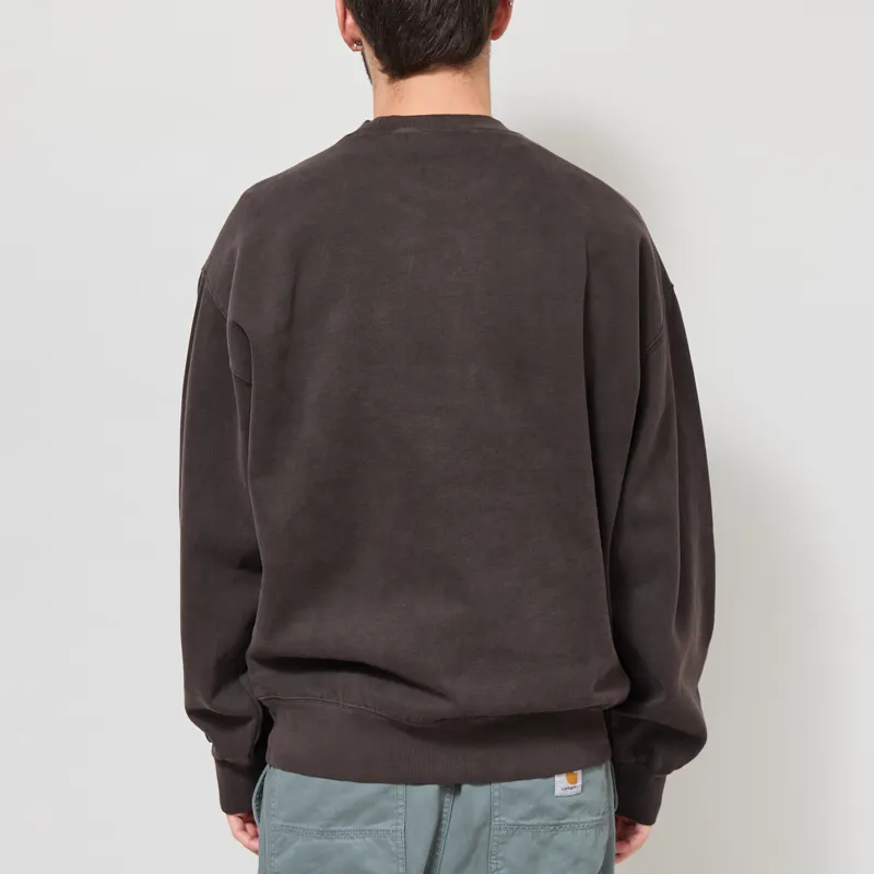 Carhartt WIP Vista Sweatshirt Tobacco Garment Dyed-2