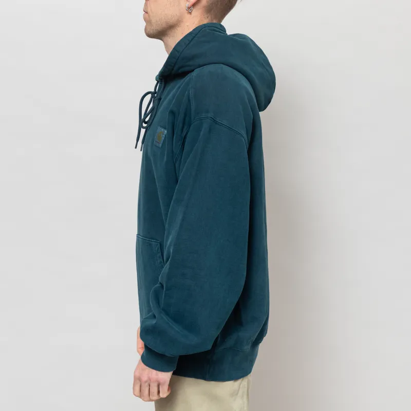 Carhartt WIP Hooded Vista Sweat Deep Lagoon-2