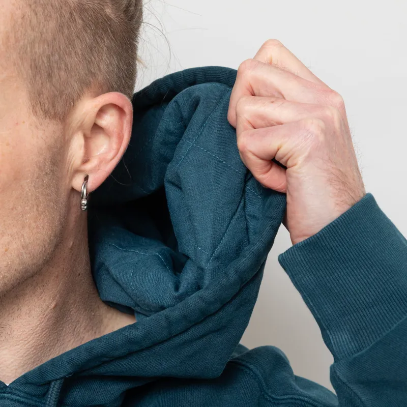 Carhartt WIP Hooded Vista Sweat Deep Lagoon-6