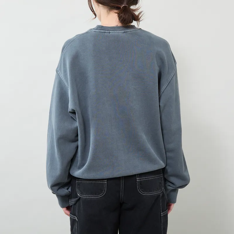Carhartt WIP Womens Nelson Sweatshirt Styx Garment Dyed-2