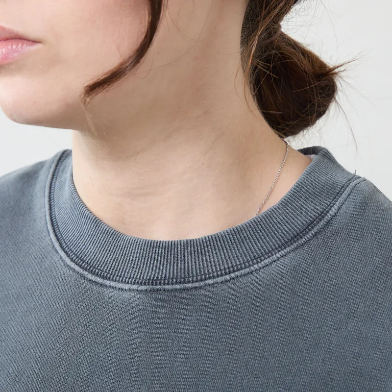 Carhartt WIP Womens Nelson Sweatshirt Styx Garment Dyed-3