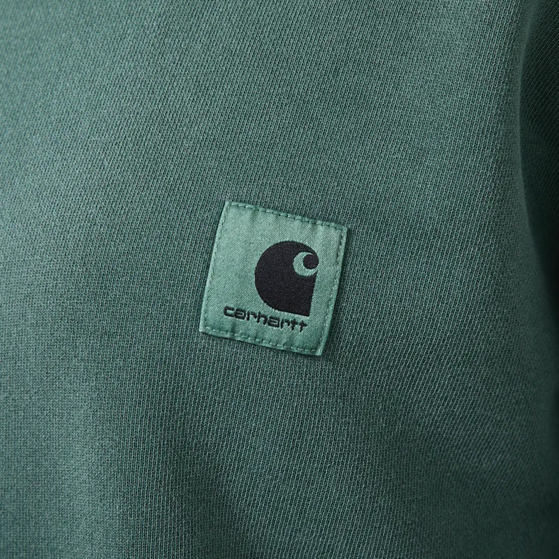 Carhartt WIP Womens Nelson Sweatshirt Dark Scarab Garment Dyed-5