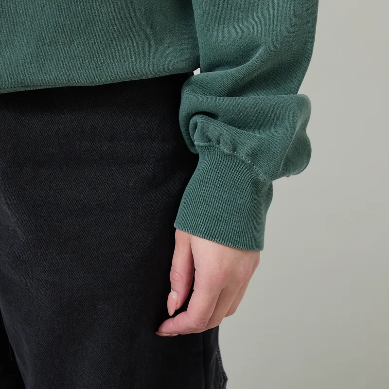 Carhartt WIP Womens Nelson Sweatshirt Dark Scarab Garment Dyed-6