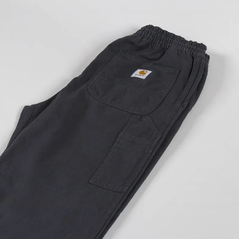 Carhartt WIP Flint Pant Graphite Garment Dyed Moraga Twill-3