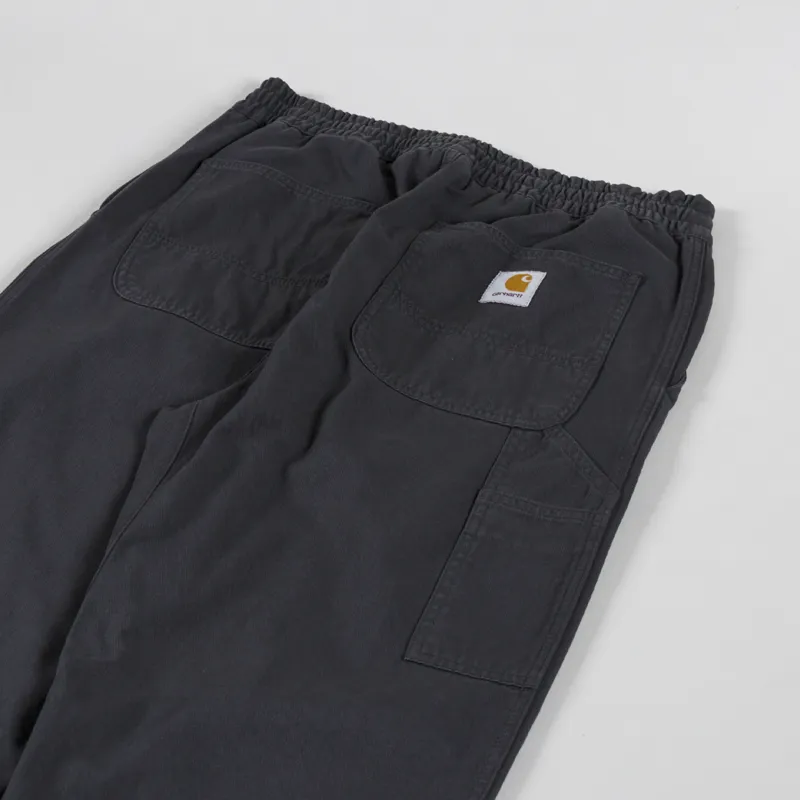 Carhartt WIP Flint Pant Graphite Garment Dyed Moraga Twill-5