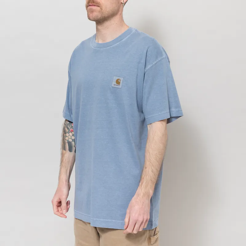 Carhartt WIP Nelson T Shirt Gentle Blue-1