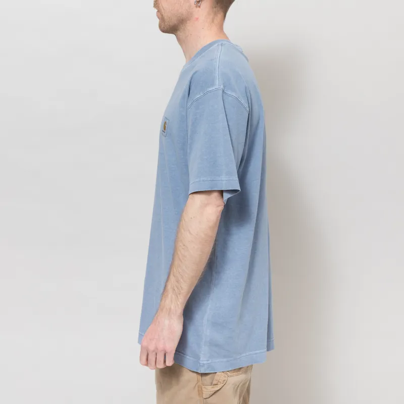 Carhartt WIP Nelson T Shirt Gentle Blue-2