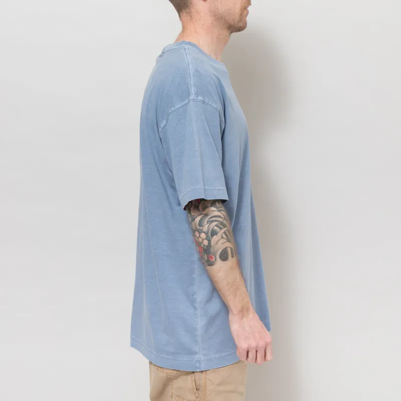 Carhartt WIP Nelson T Shirt Gentle Blue-4