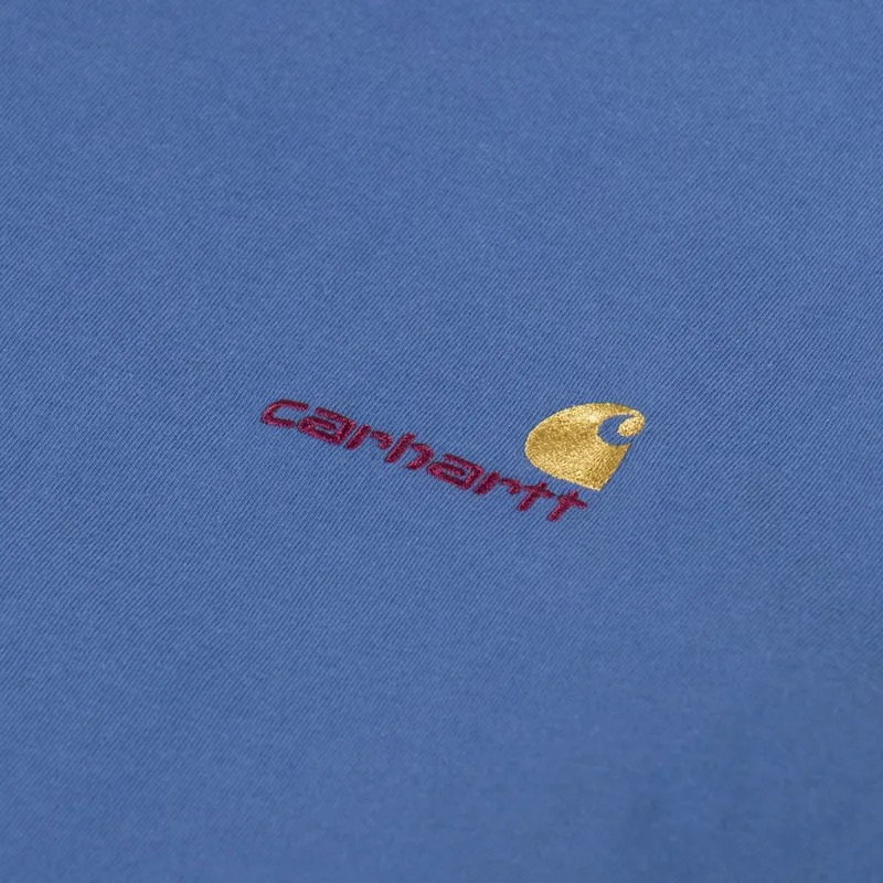 Carhartt WIP Long Sleeve American Script T Shirt Sorrent-2