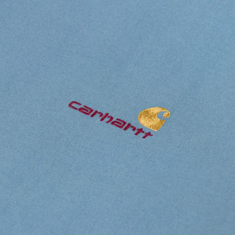 Carhartt WIP American Script T Shirt Citadel-2