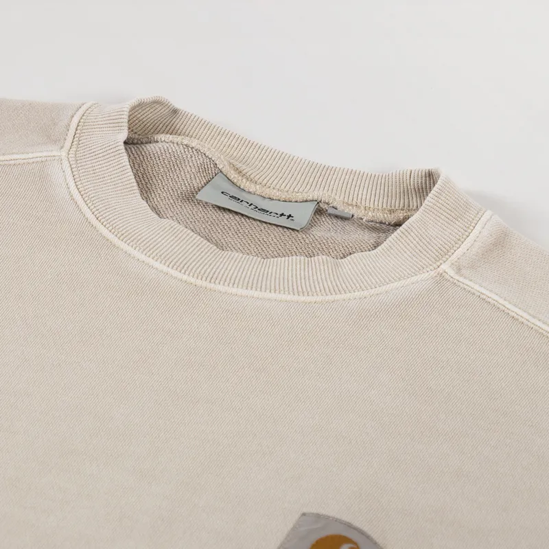 Carhartt WIP Nelson Sweat Fleur De Sel-4