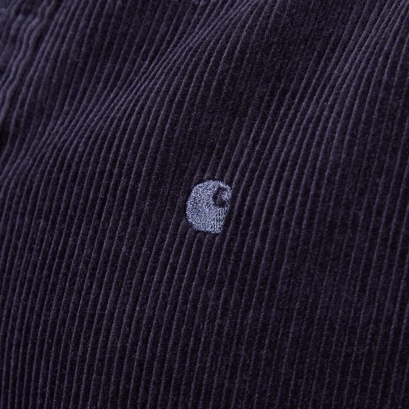 Carhartt WIP Long Sleeve Madison Cord Shirt Dark Navy-5