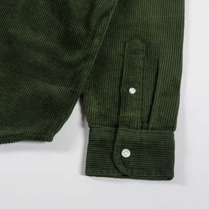 Carhartt WIP Long Sleeve Madison Cord Shirt Tarragon Wax-9