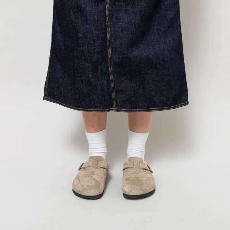 Carhartt WIP Womens Single Knee Skirt Blue Rinsed-5