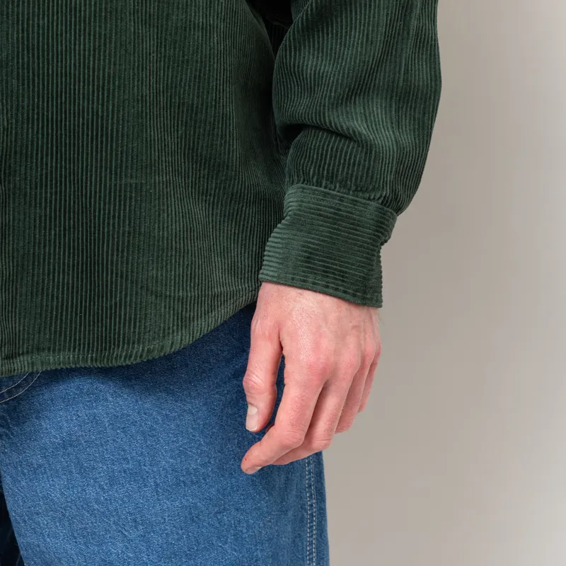 Carhartt WIP Long Sleeve Madison Cord Shirt Sycamore Tree-8