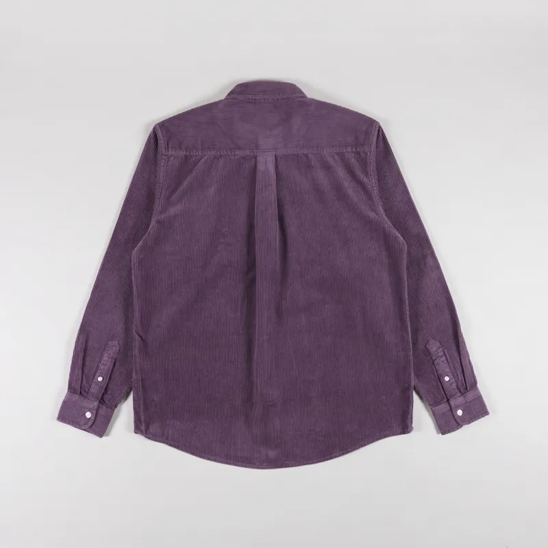 Carhartt WIP Long Sleeve Madison Cord Shirt Phlox-1