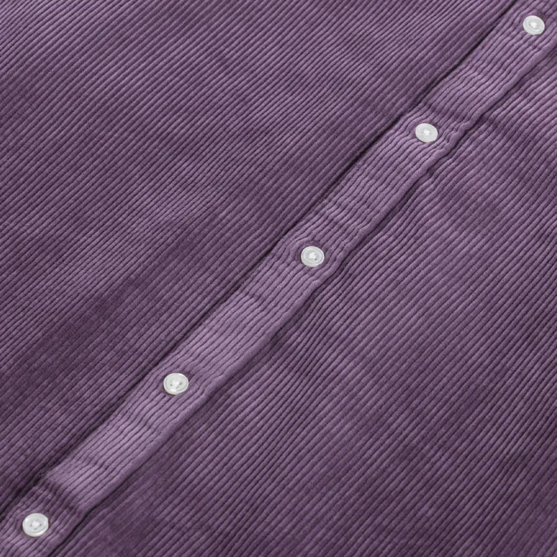 Carhartt WIP Long Sleeve Madison Cord Shirt Phlox-5