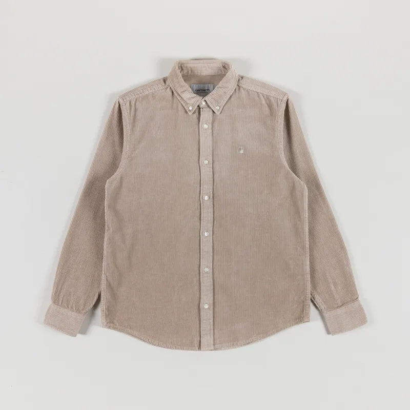 Carhartt WIP Long Sleeve Madison Cord Shirt Wall