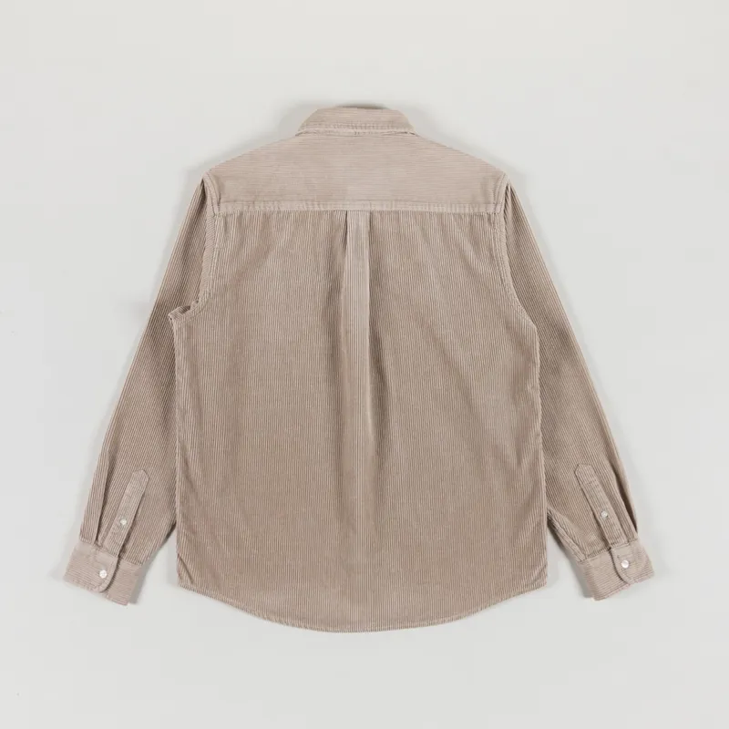 Carhartt WIP Long Sleeve Madison Cord Shirt Wall-1