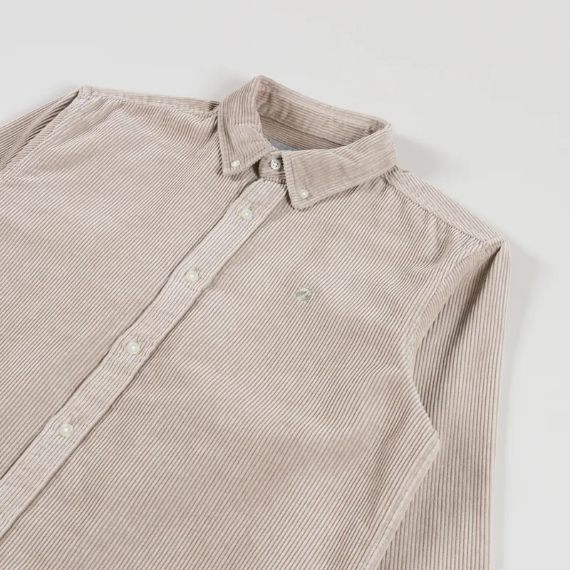 Carhartt WIP Long Sleeve Madison Cord Shirt Wall-2